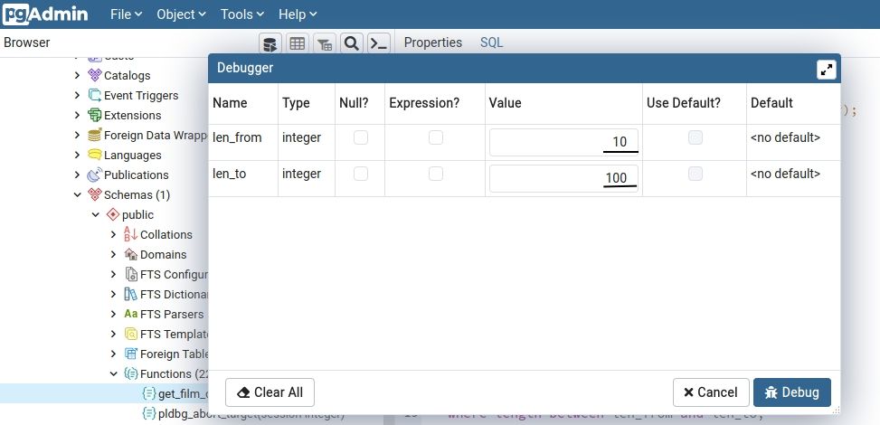 How to install the PL/PGSQL debugger and use it in PgAdmin